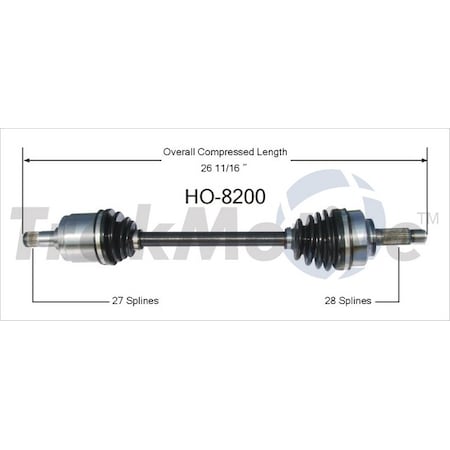 Cv Axle Shaft,Ho-8200